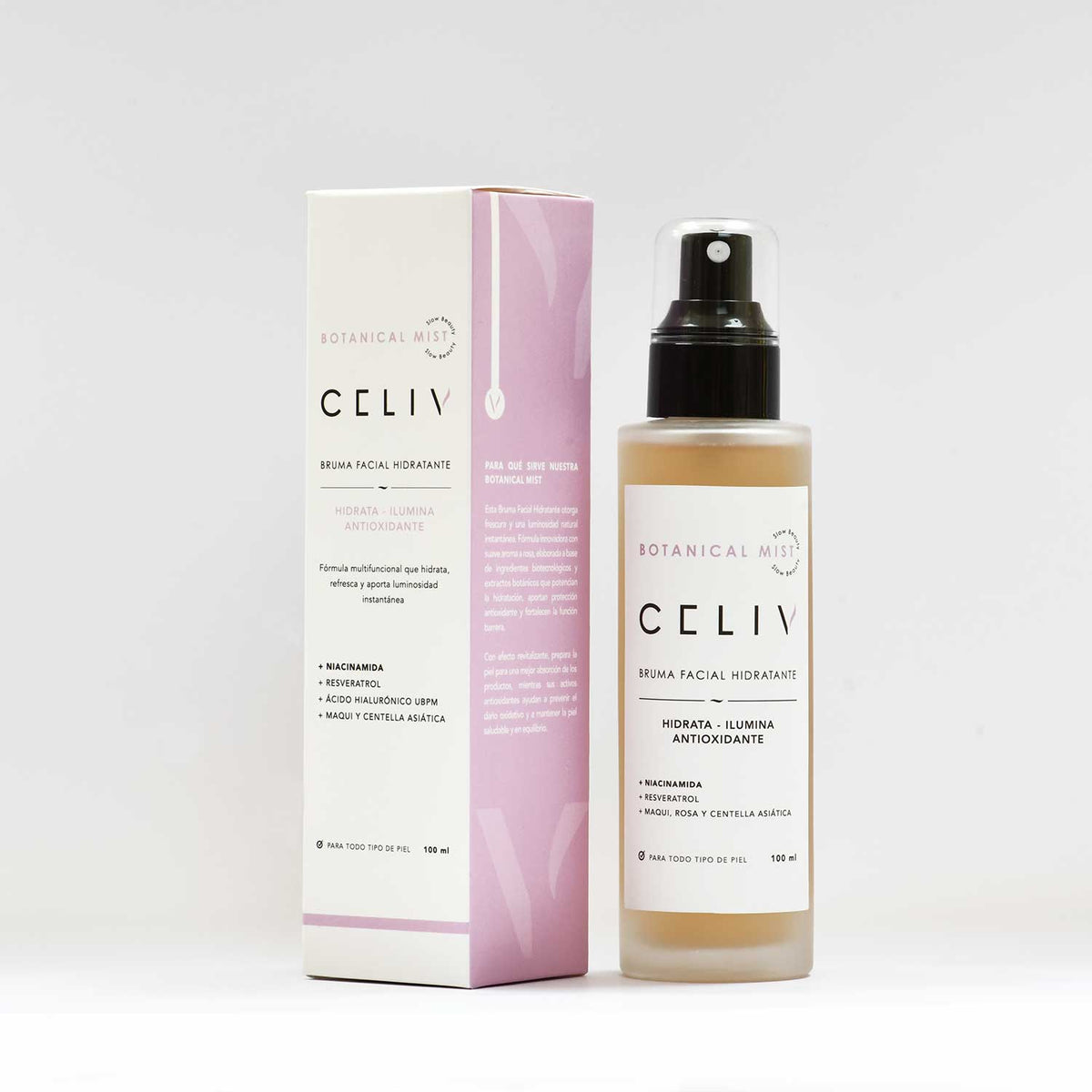 Botanical Mist CELIV, bruma facial hidratante y antioxidante.