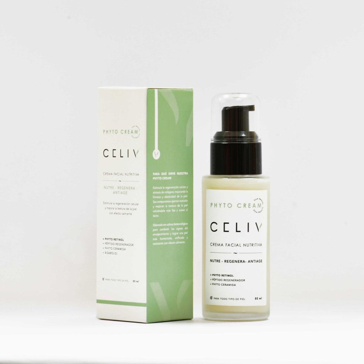 Phyto Cream CELIV, crema facial nutritiva para reparar y fortalecer la piel.