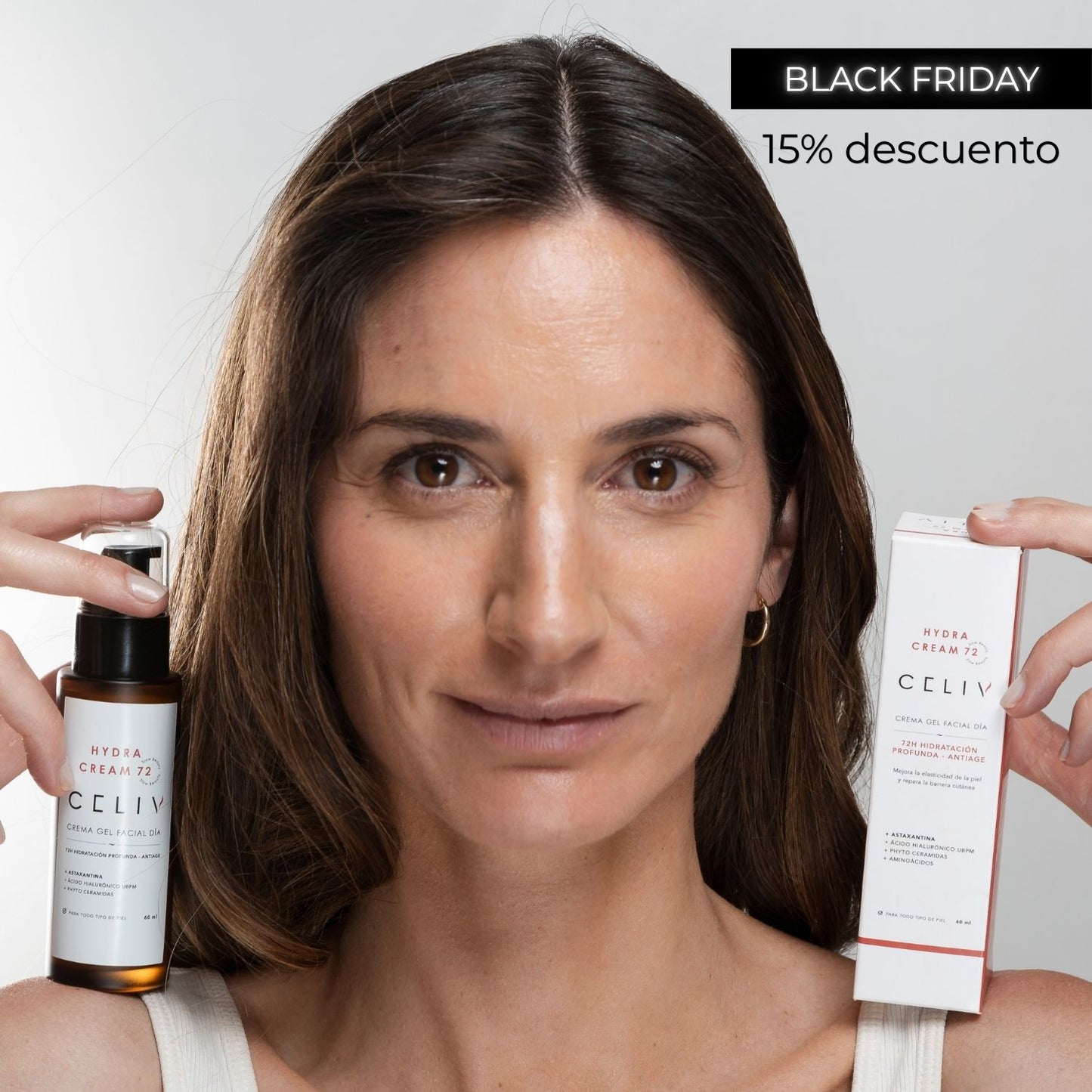 Crema Facial Hidratante - Hydra Cream 72  [60 ml]