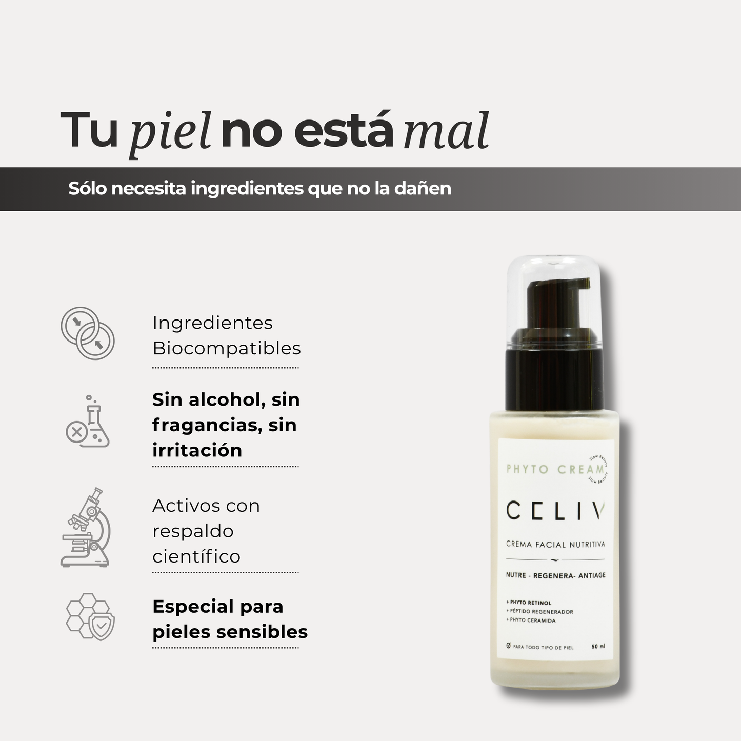 Crema Facial Nutritiva PM - Phyto Cream [50 ml]