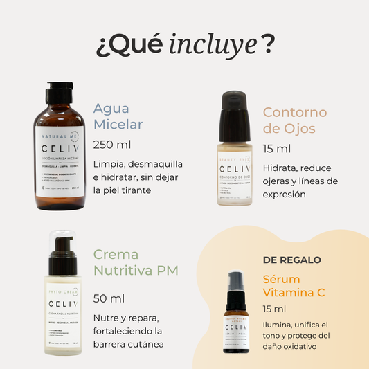 RUTINA NOCTURNA + Envío Gratis + Sérum Vitamina C 15ml de Regalo