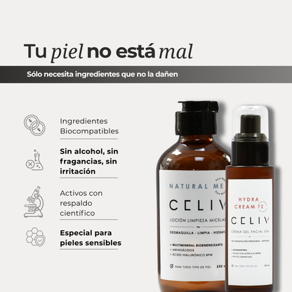 PACK DÚO EQUILIBRIO: Limpieza + Crema Hidratante AM