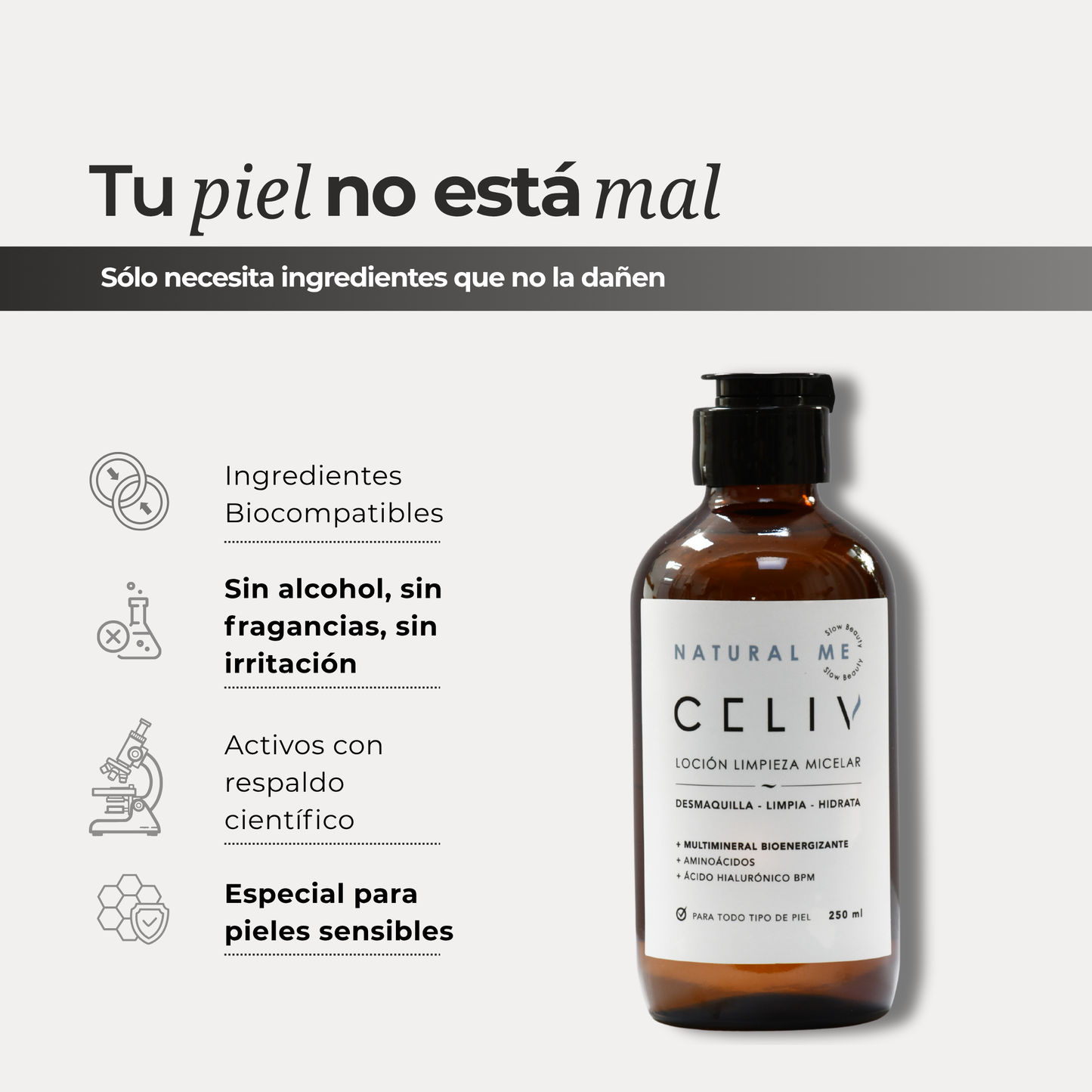 Agua Micelar - Natural Me [250 ml]