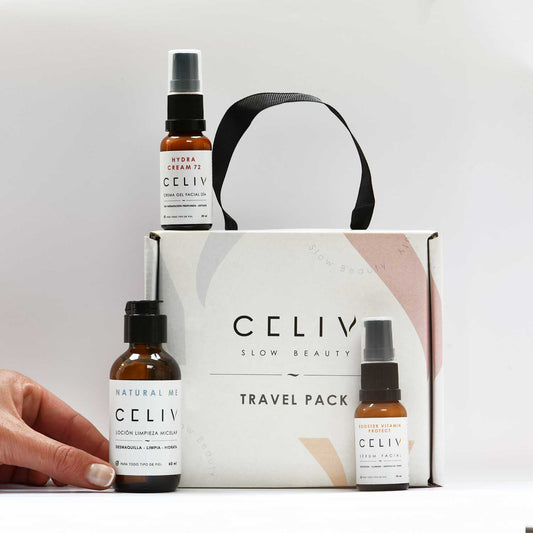 PACK DE VIAJE: Limpieza + Sérum Vitamina C + Crema Hidratante AM