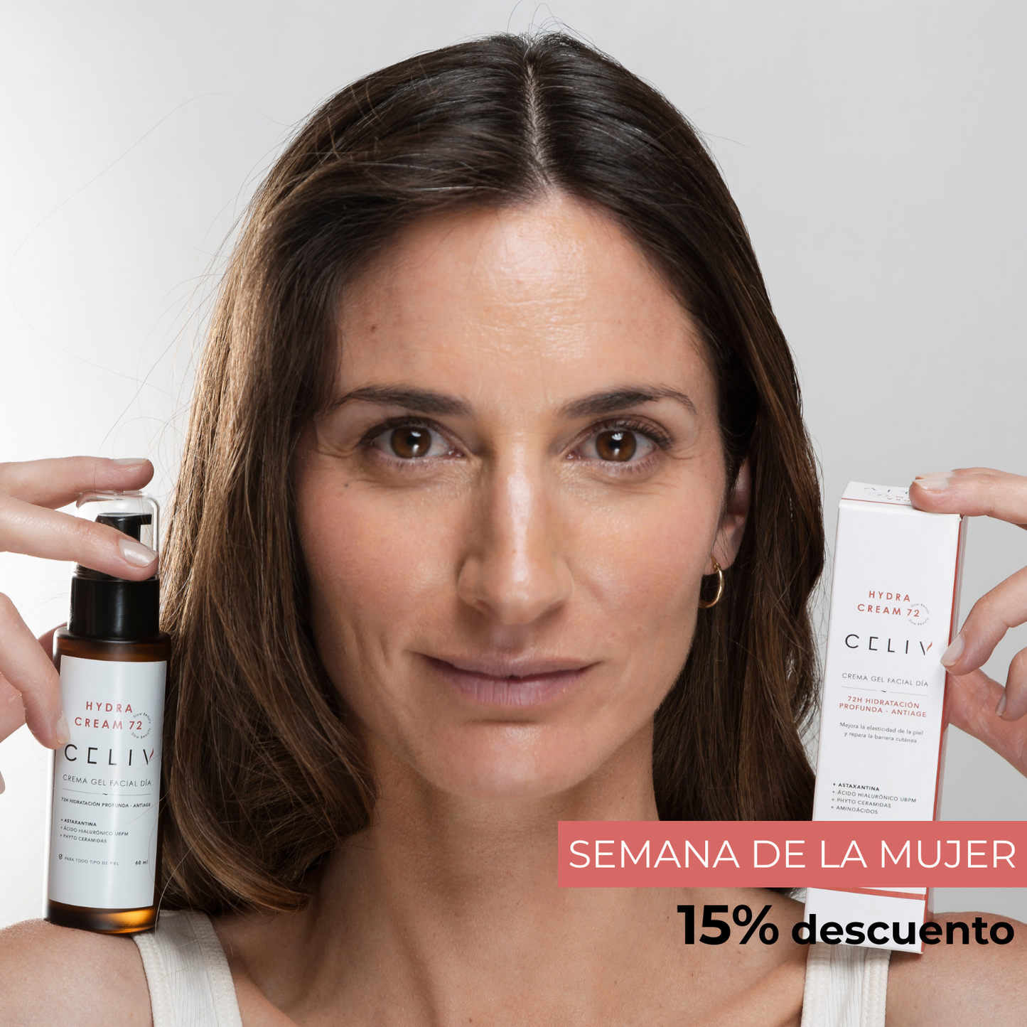 Crema Facial Hidratante AM - Hydra Cream 72  [60 ml]