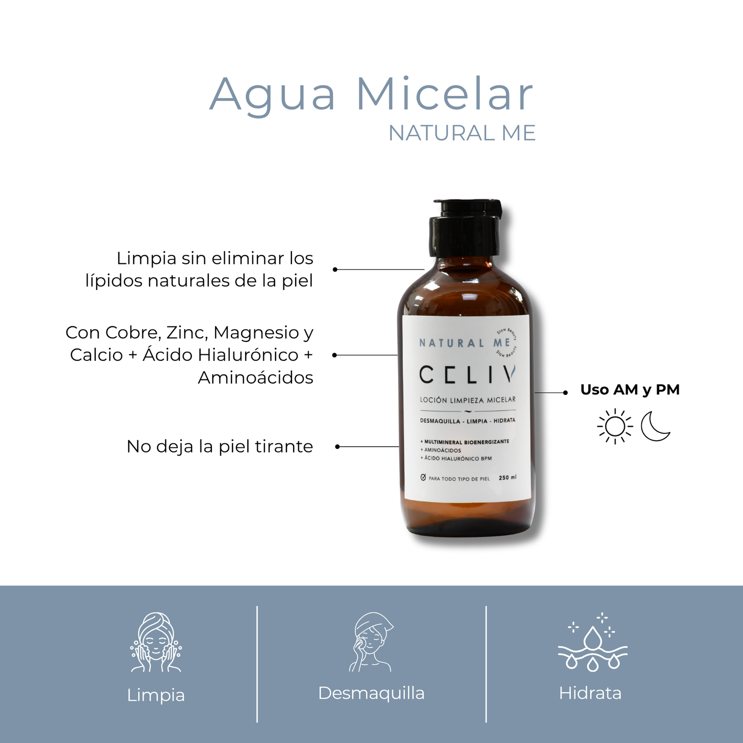 Agua Micelar - Natural Me [250 ml]