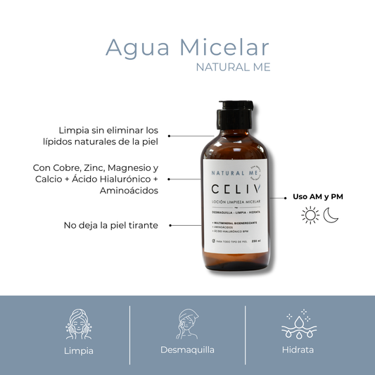 Agua Micelar - Natural Me [250 ml]