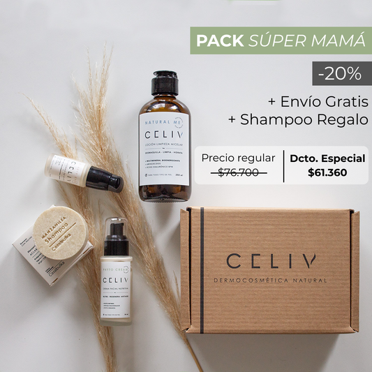 PACK SÚPER MAMÁ + Envío Gratis + Shampoo de Regalo