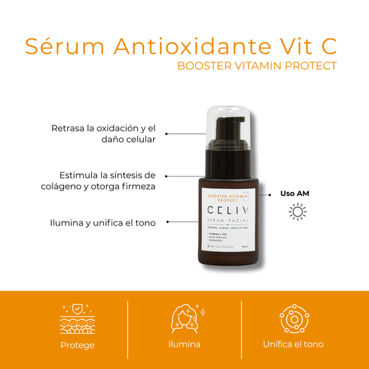 Sérum Antioxidante Vitamina C - Booster Vitamin Protect [30 ml]