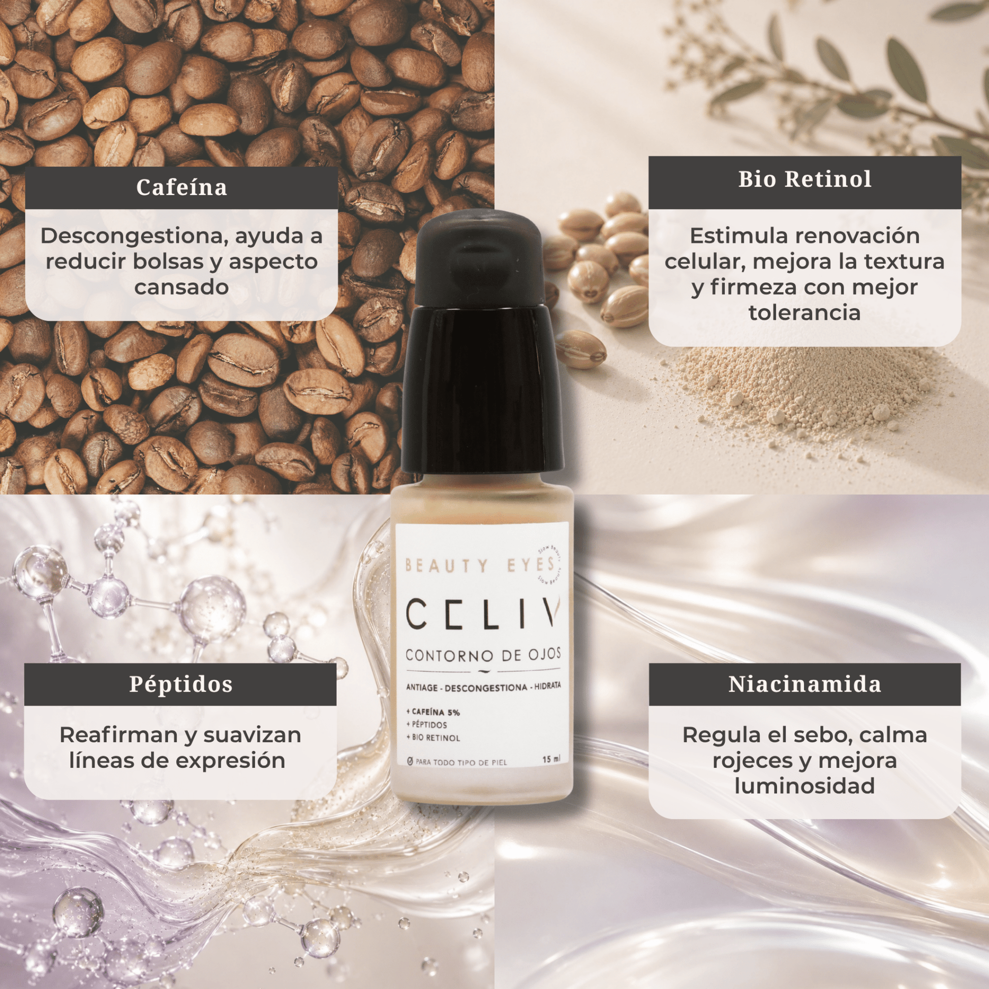 Contorno de Ojos - Beauty Eyes [15 ml] - CELIV