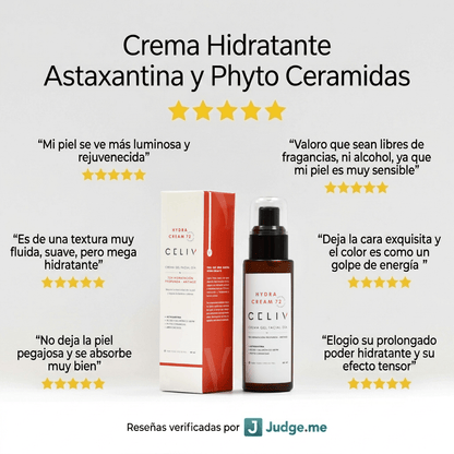 Crema Facial Hidratante AM - Hydra Cream 72 [60 ml] - CELIV