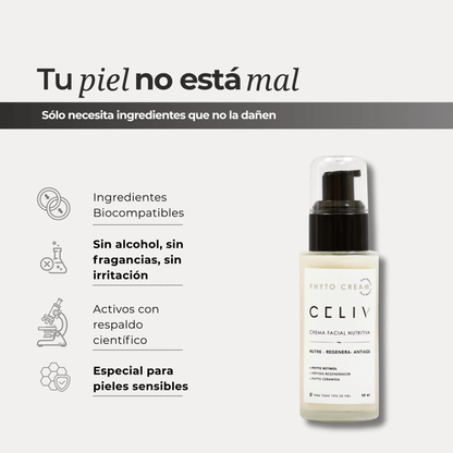 Crema Facial Nutritiva PM - Phyto Cream [50 ml] - CELIV