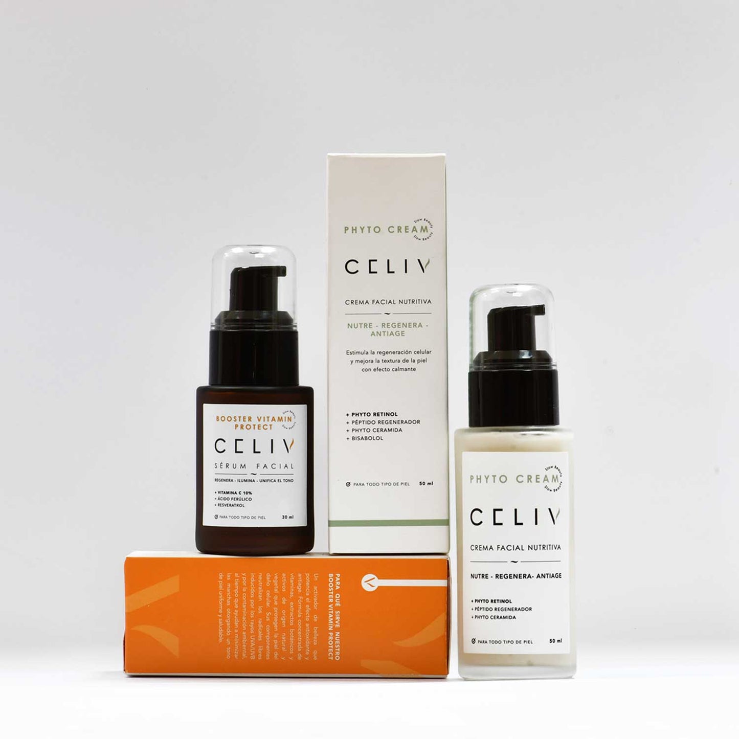 PACK COLÁGENO + Envío Gratis: Sérum Vitamina C + Crema Nutritiva PM - CELIV
