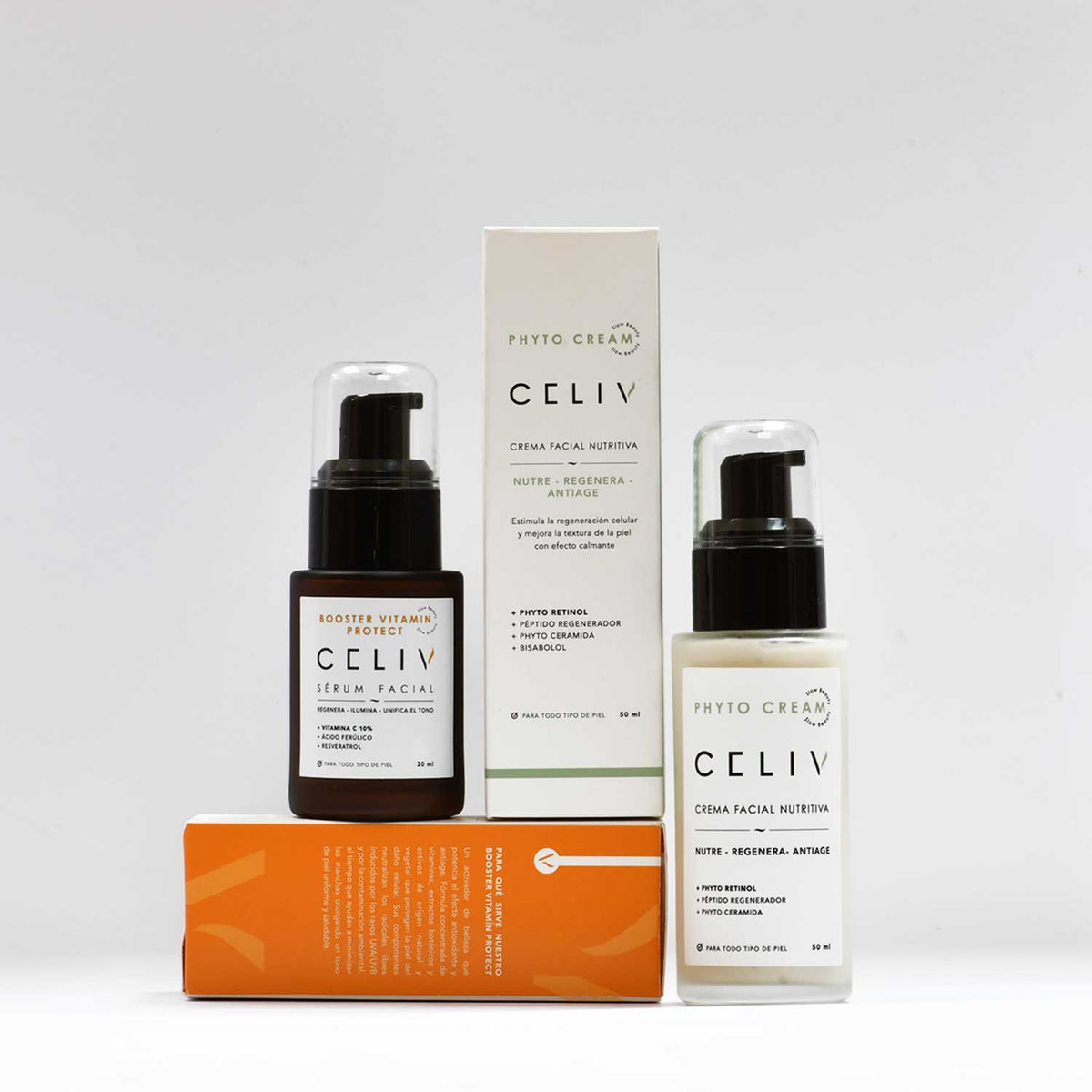PACK COLÁGENO + Envío Gratis: Sérum Vitamina C + Crema Nutritiva PM