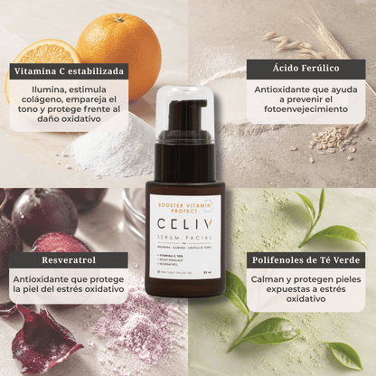 PACK COLÁGENO + Envío Gratis: Sérum Vitamina C + Crema Nutritiva PM - CELIV