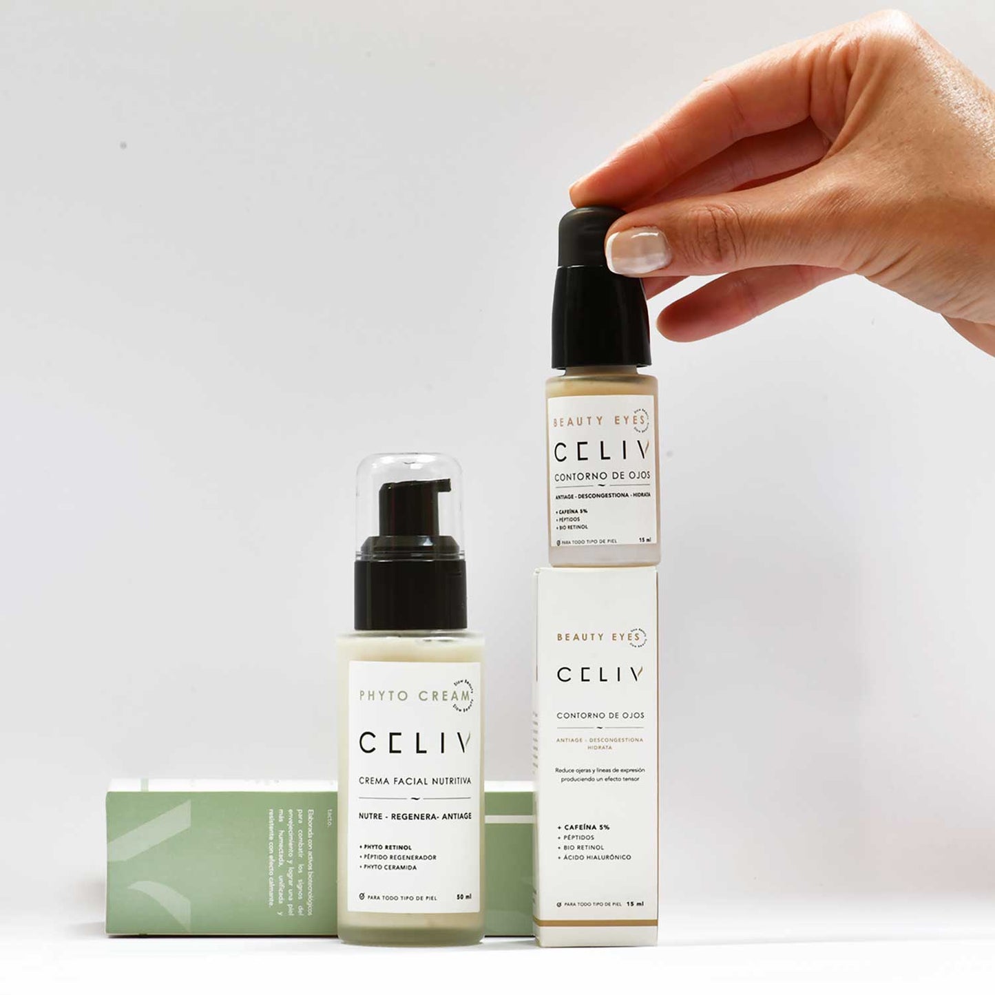 PACK REPARADOR: Contorno de Ojos + Crema Nutritiva PM - CELIV